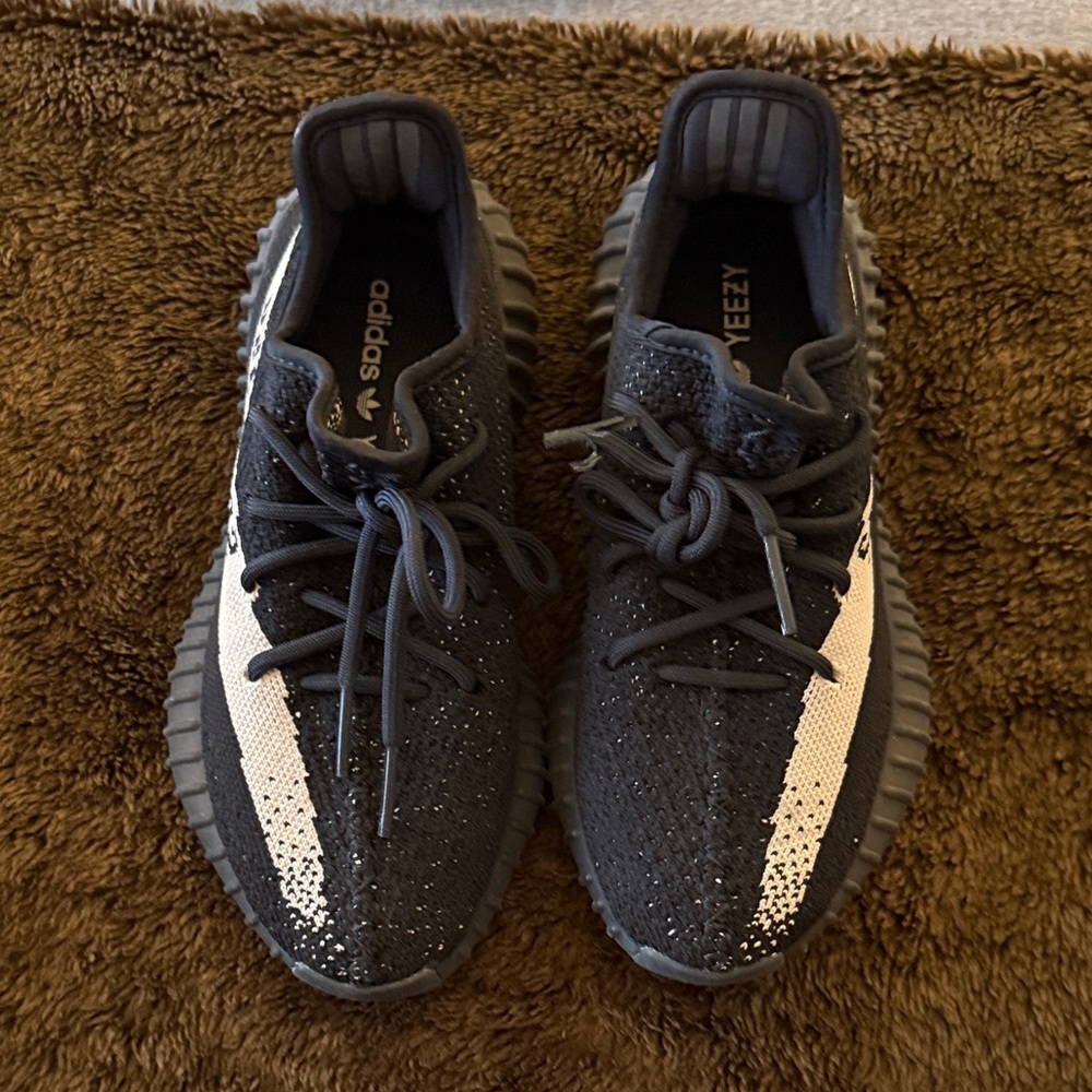 Adidas Yeezy Boost 350 V2 Black and Cream Sneakers